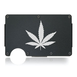 Marijuana Leaf Wallet - CarbonKlip