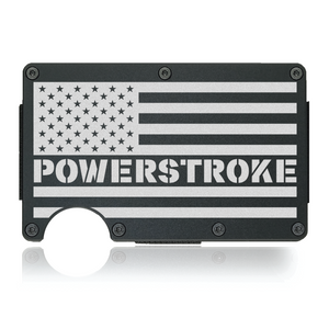 Powerstroke American Flag Wallet